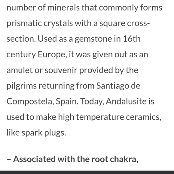 New Sterling Silver Chiastolite and garnet ring Size 9 - Picture 14 of 15